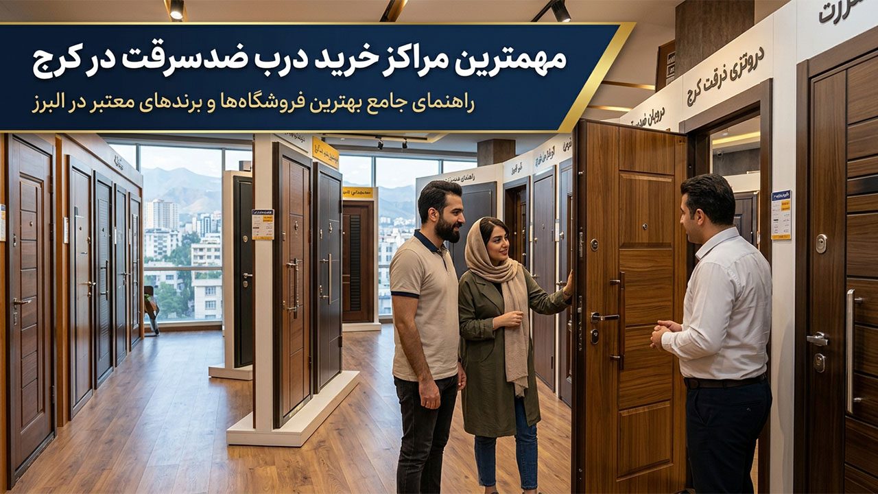 مهمترین مراکز خرید درب ضدسرقت در کرج